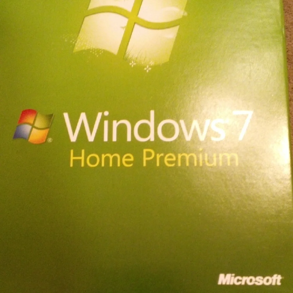 Microsoft‎ Windows 7 Home Premium in Green Box